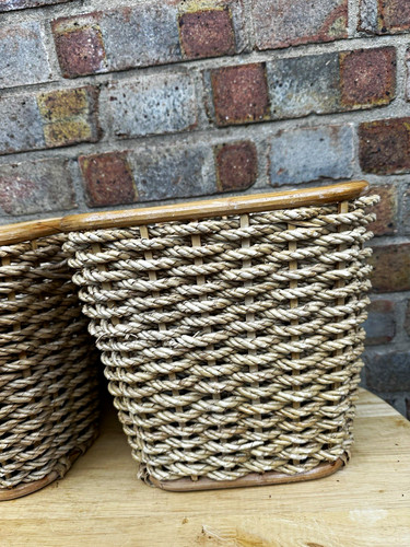Wicker woven square storage - woven,