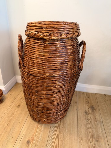 Large vintage wicker - large, rattan