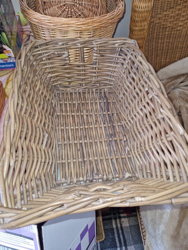 Wicker basket only - only, medium