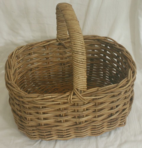 Chunky rustic woven wicker - rustic,