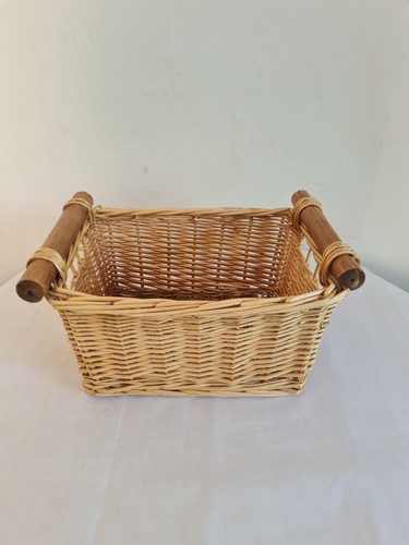 Rustic wicker storage basket - wicker,