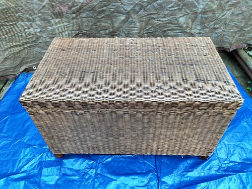 Wicker storage baskets with - storage,