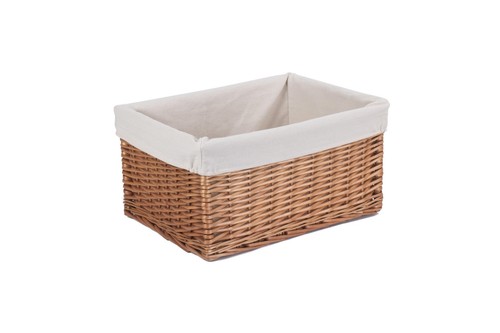 Large wicker storage basket - storage,