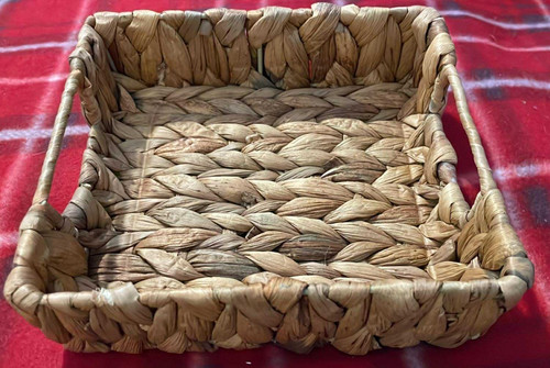 Rectangular wicker storage - rectangular,