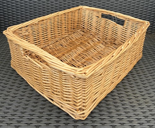 Rectangular honey woven wicker - honey,