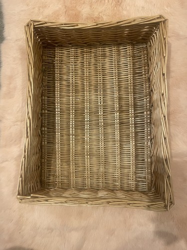 Wicker basket storage - storage, 16x12