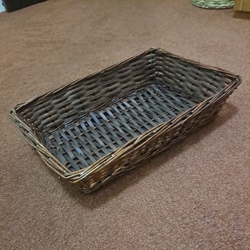 Rectangular wicker basket - rectangular,