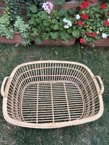 Nwot natural wicker - nwot., rattan