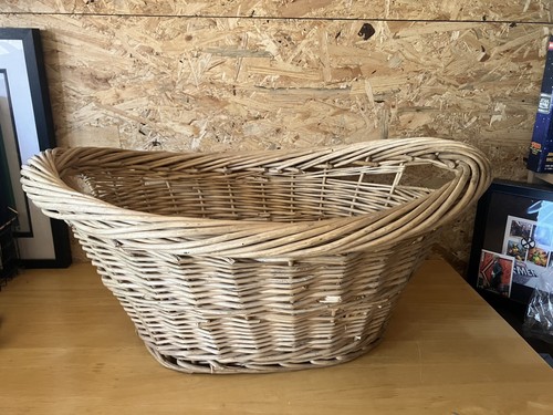 Large rustic wicker - wicker, storage