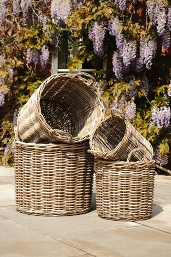 Round kubu wicker - round, rattan