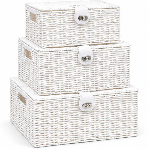 Set resin wicker - 3,