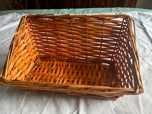 Medium wicker basket with - , high
