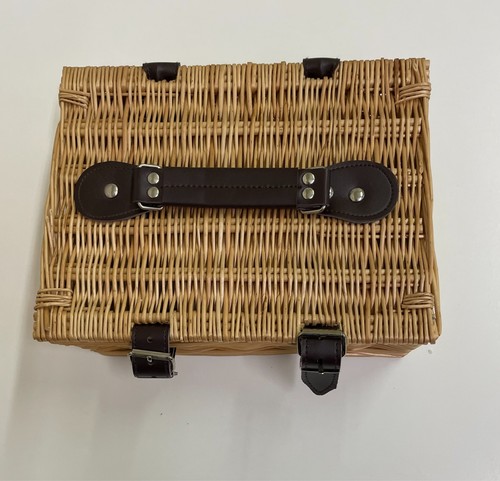 Wicker hamper basket - wicker,