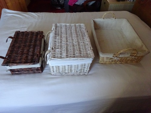 Wicker baskets - 3,