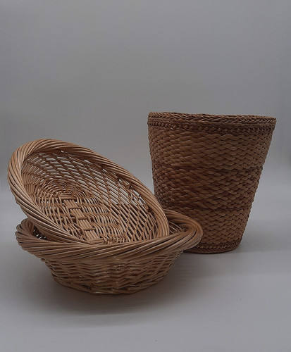 Woven storage basket - woven, and